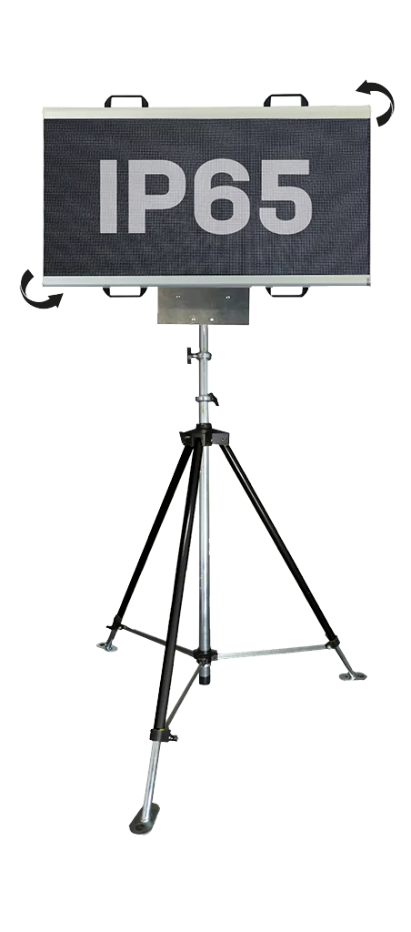 V-MAG 500R auf Stativ mit Schrift