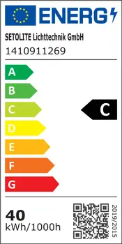 LED panel 24V / 40W, 5000°K, 280x40mm, HE