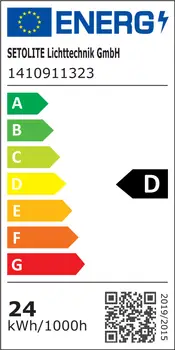 LED-strip 500x37mm, 24V, WW+CW elk 2x500mA, Ra >80, 4000°K (Mix)