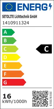 LED-strip 385x35mm, 40V, 400-1200mA, 4000°K, RA >80, 2-row layout
