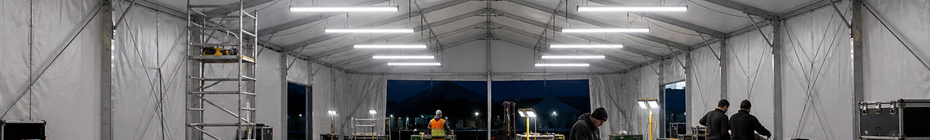 Temporary Hall Lighting